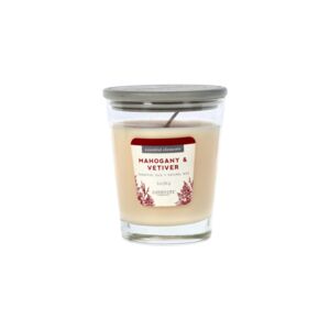 CANDLE JAR 9OZ MAHOGANY & VETIVER